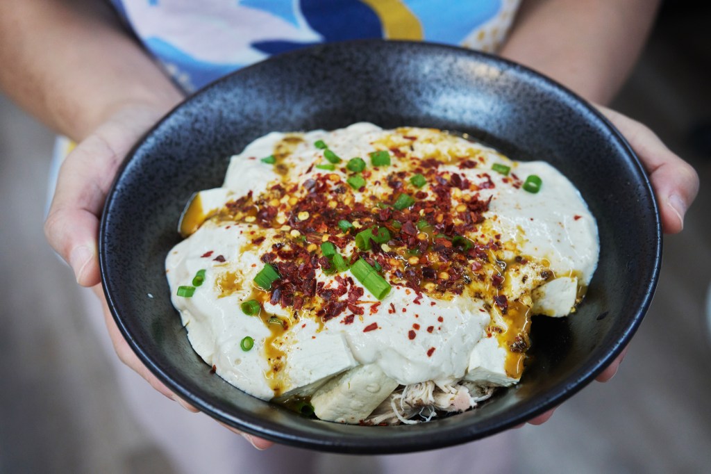Using Tofu Paste as a Salad Dressing, Nice Substitute for Cream or&nbsp;Cheese